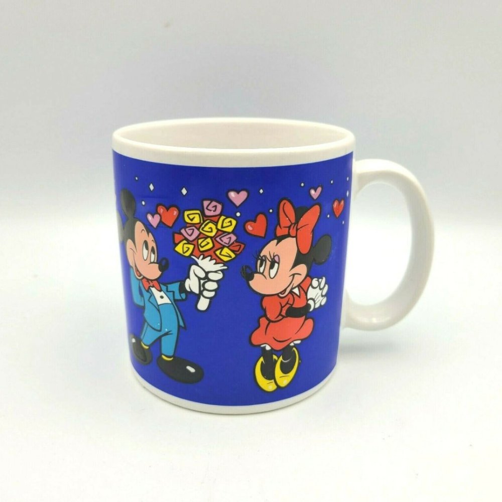 Vintage Disney Mug Mickey Mini Daisy Donald Duck Everyone Loves To Get Applause
